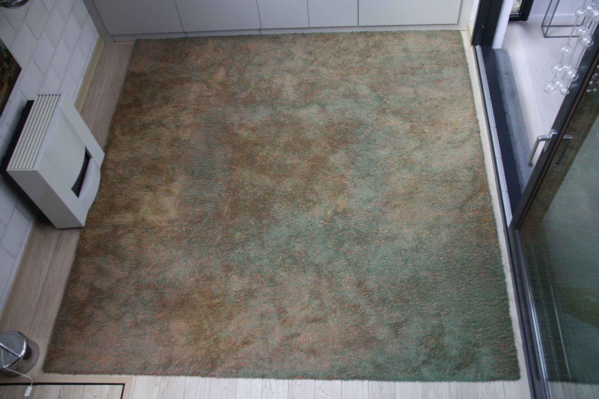 Handtufted carpet in wool & linen - Kerstine Kjaerholm - Denmark - 300x290cm