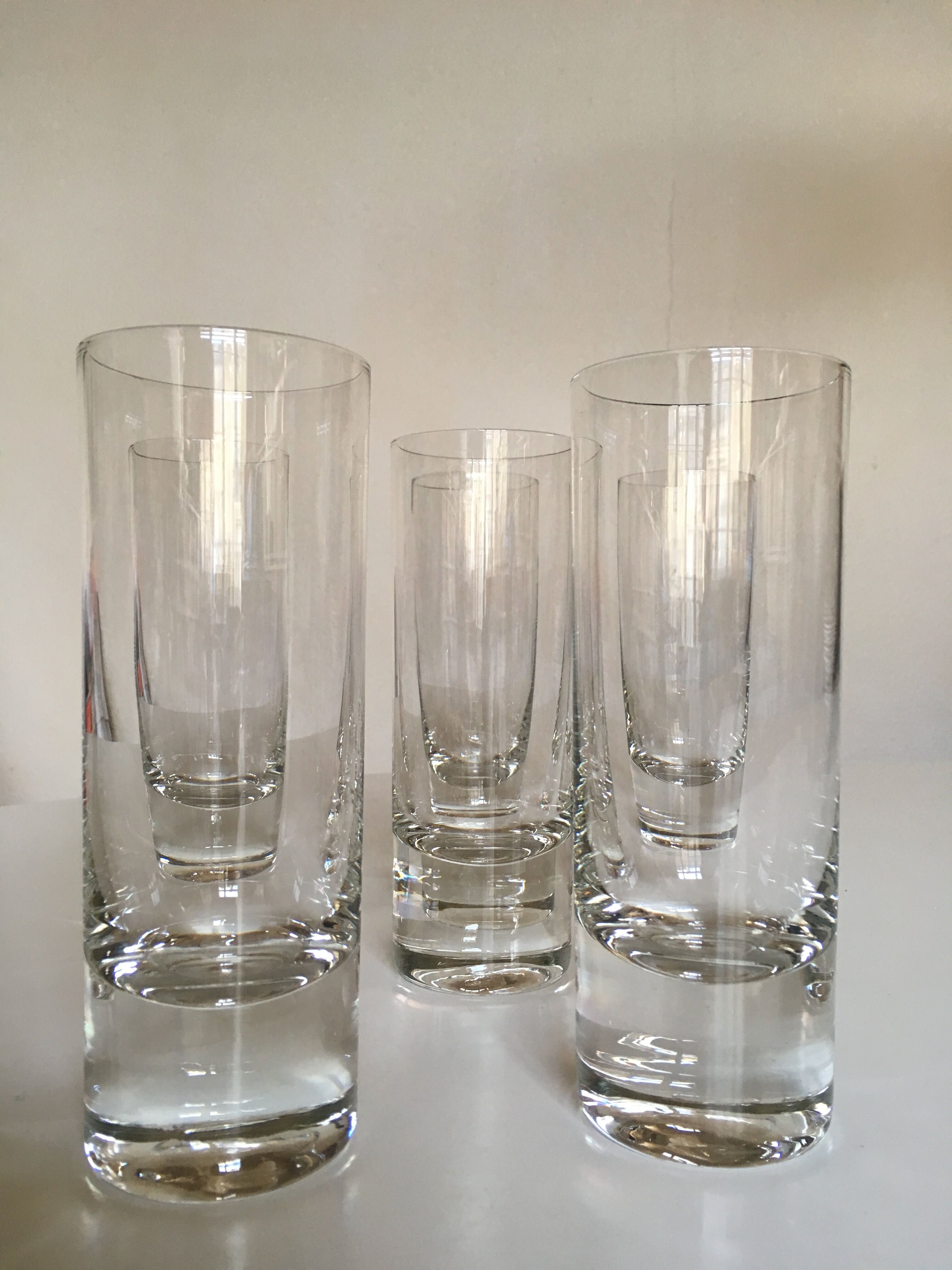 Suite 6 rights 60s Crystal tumblers glasses