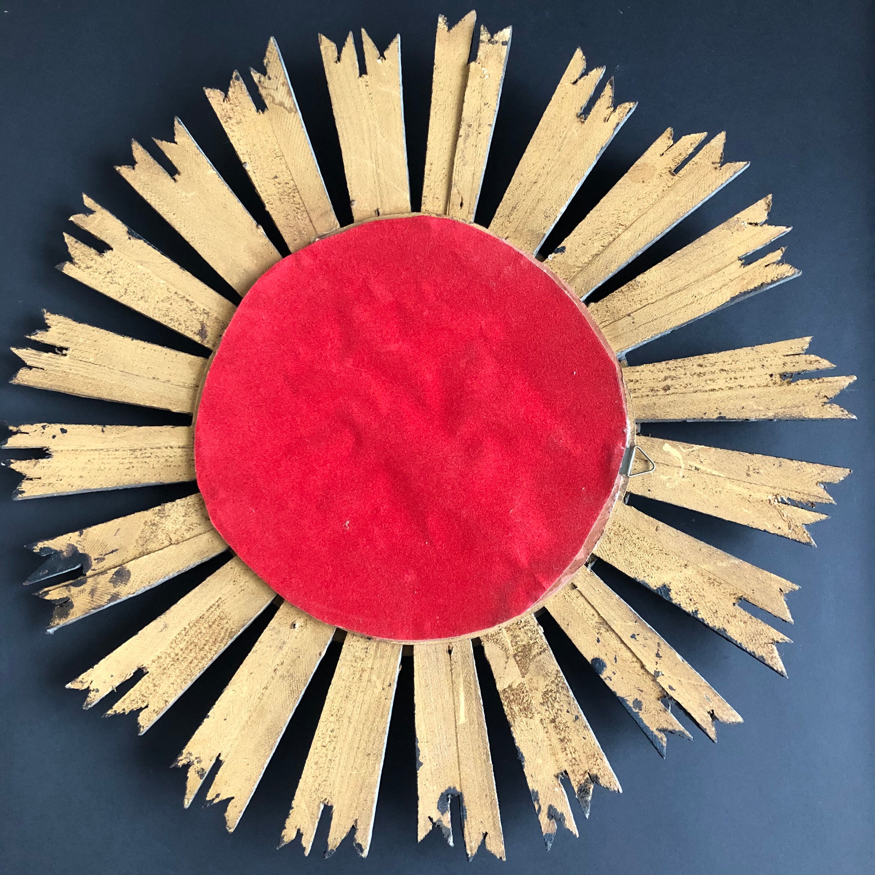 Miroir soleil oeil de sorcière diamètre 44 cm
