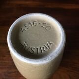 Vintage Austria sandstone vase
