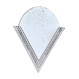 Art Deco half-moon wall mirror
