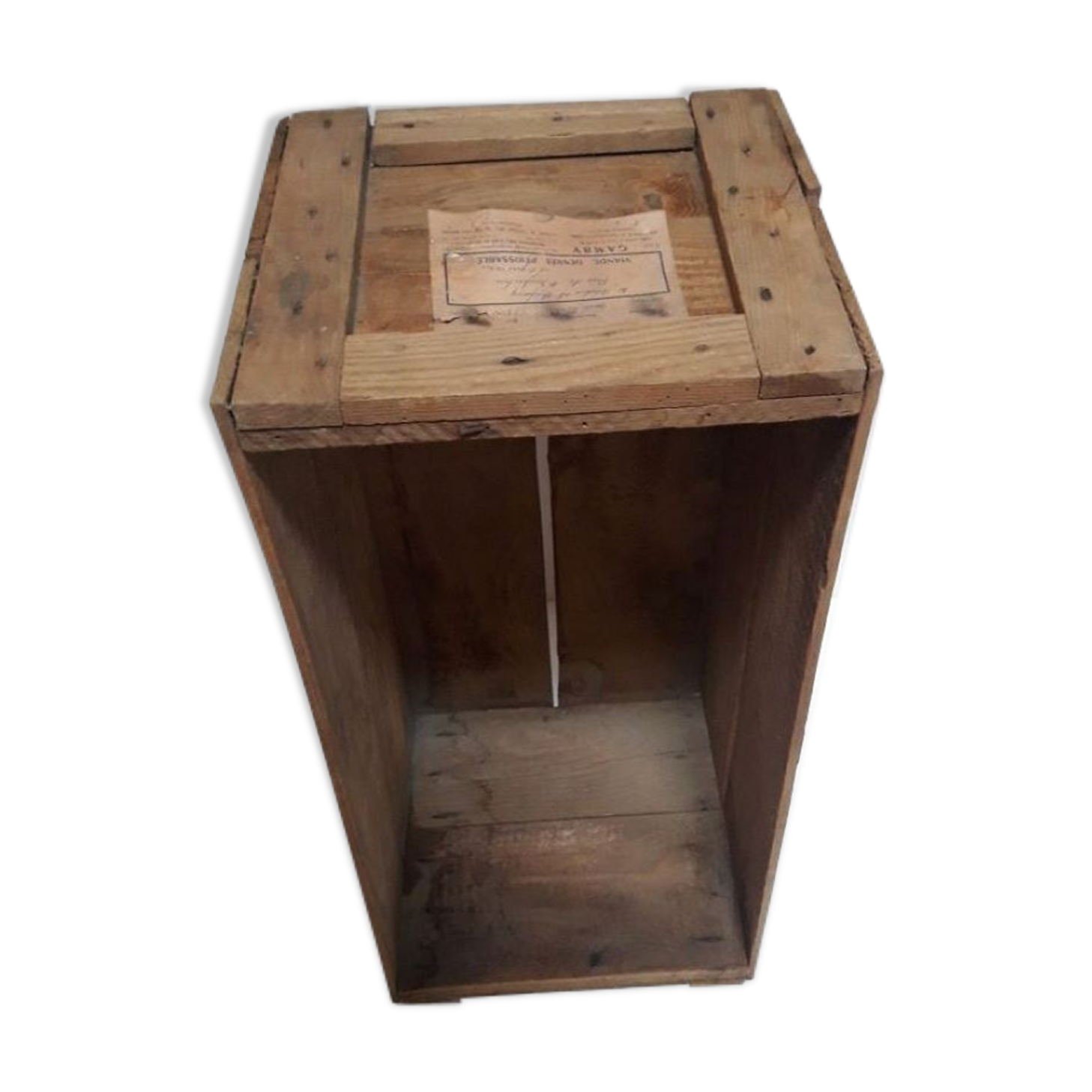 Wooden transport box