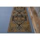 1970s vintage Turkish Oushak handmade wool runner 97x327