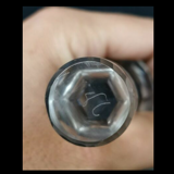 Ancient crystal decanter