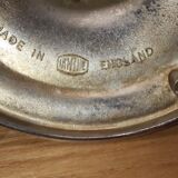 Silver metal table candle holder