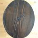 Rustic plant-holder harness in turned solid wood