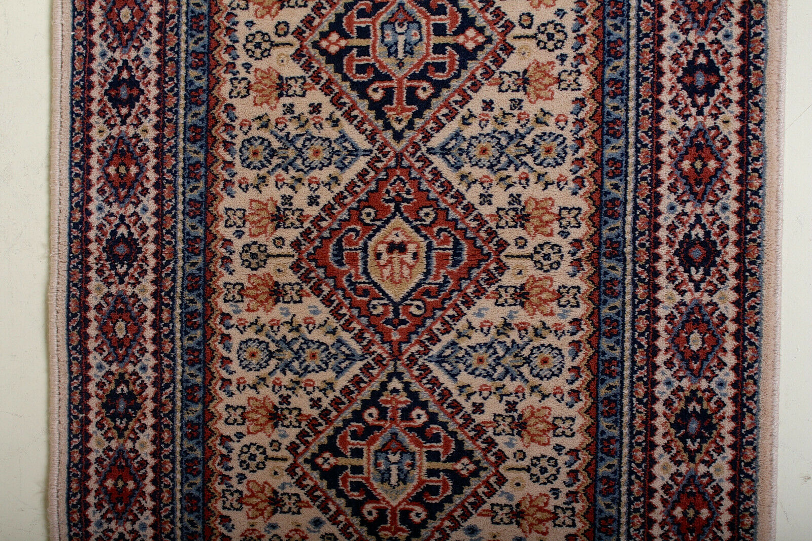 Fringe rug in Persian wool 156x68cm