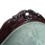 Mint blue vintage baroque canapé