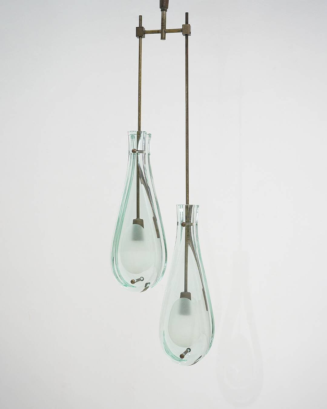 Pendant lamp mod. 2259/2 by Max Ingrand, Fontana Arte, 1960s