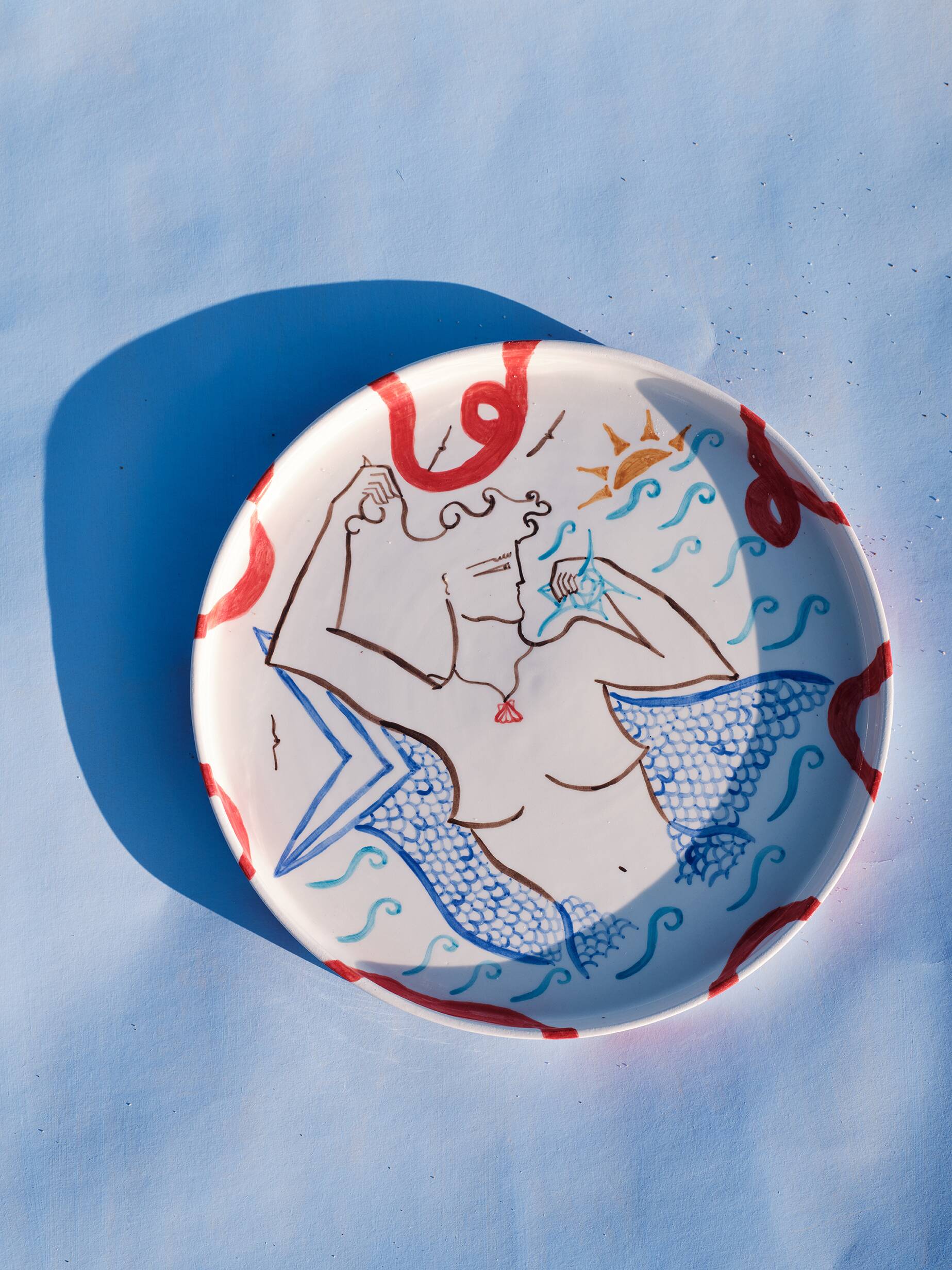 Siren - ceramic platter