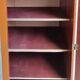 Wooden cabinet, wardrobe, shelves, vintage, 60s