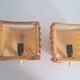 Pair of vintage bamboo sconces