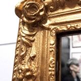 Gilded carved wooden mirror