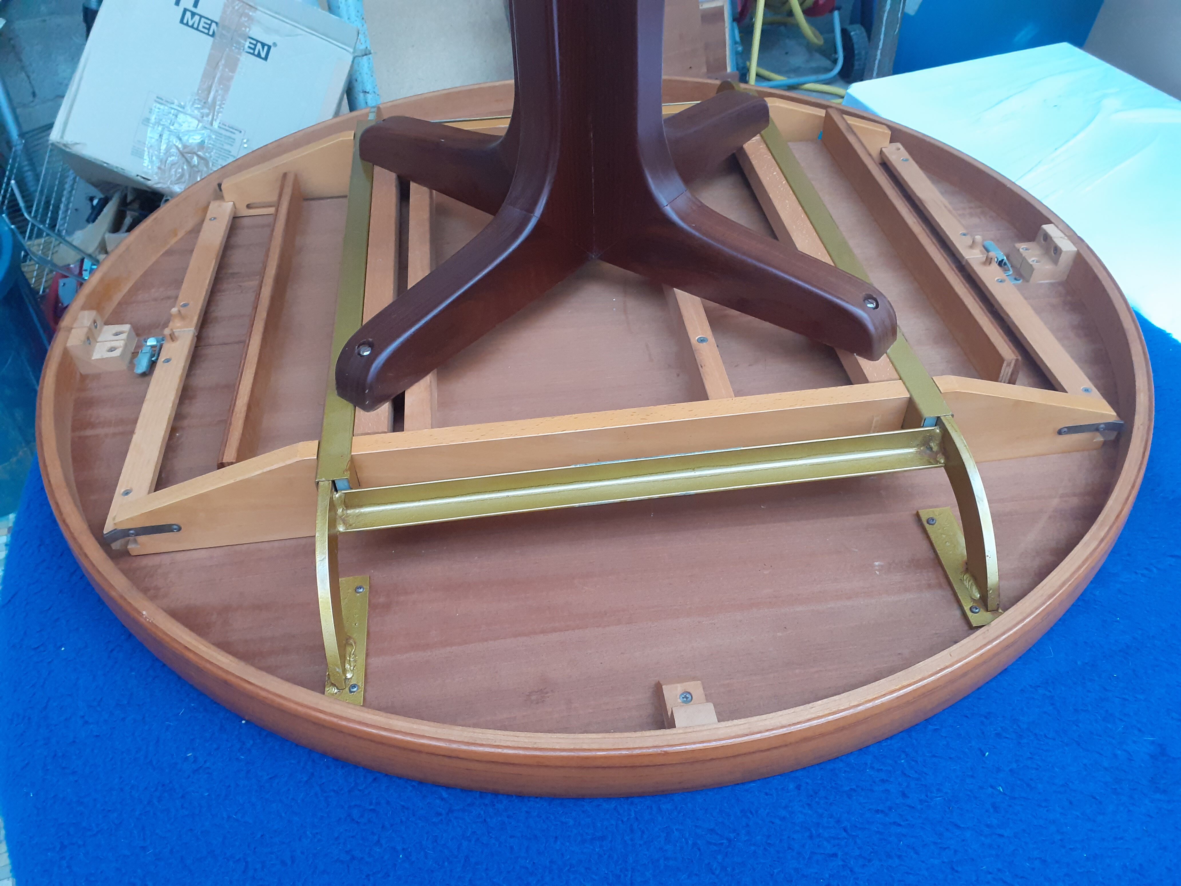 Vintage teak round table