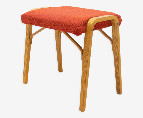 Bentwood Stool fromr Dřevopodnik Holešov 1970's Czechoslovakia