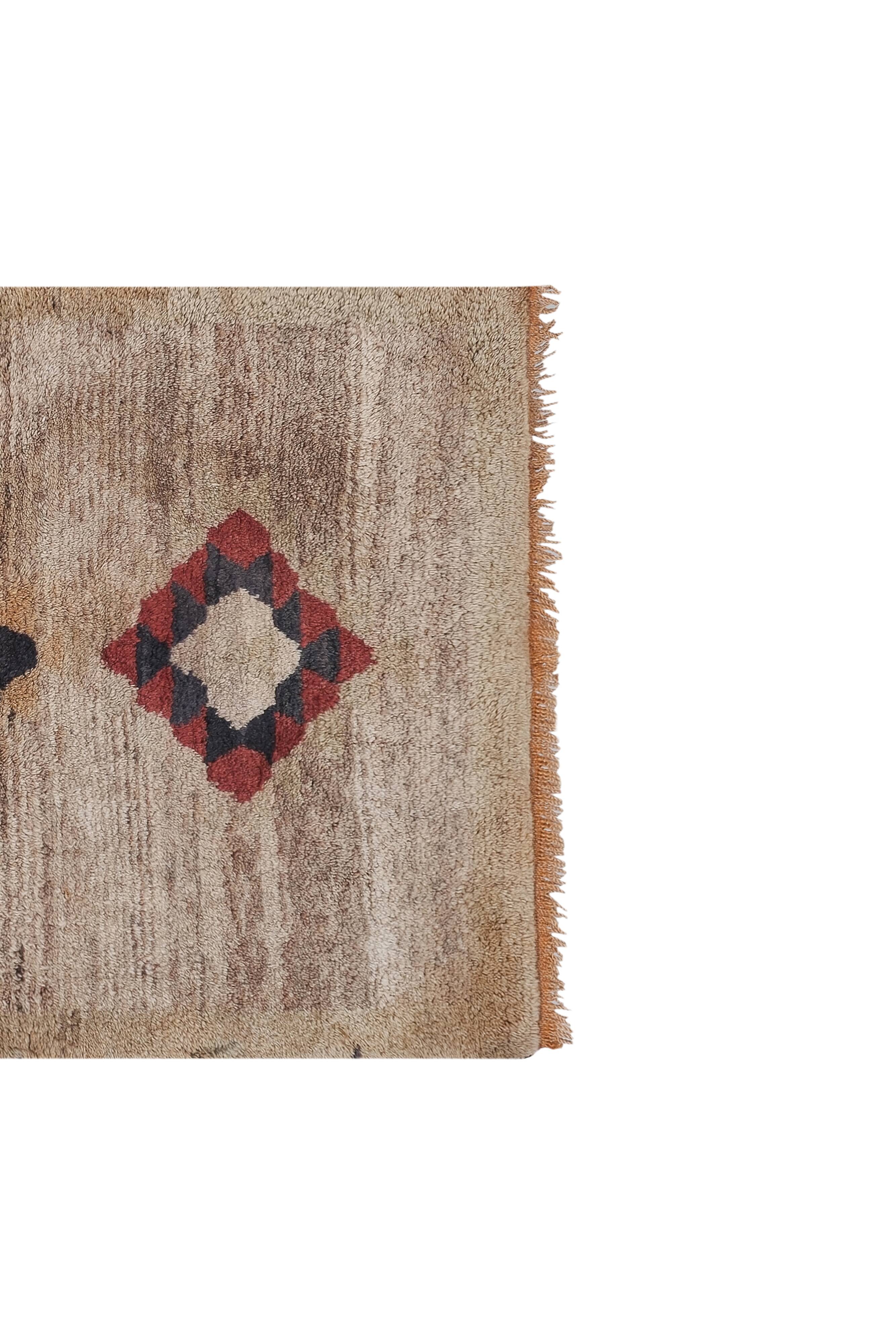 Vintage Turkish Oushak Rug Handwoven 94x150 cm