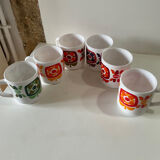 Mug cups mobil arcopal vintage