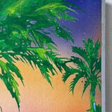 Mediterranean City, Oil on panel, signed Jean-Noël Zanetti 89