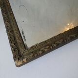 Ancien miroir bois et platre