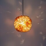 Suspension ball in pearly capiz shell Germany 1960s