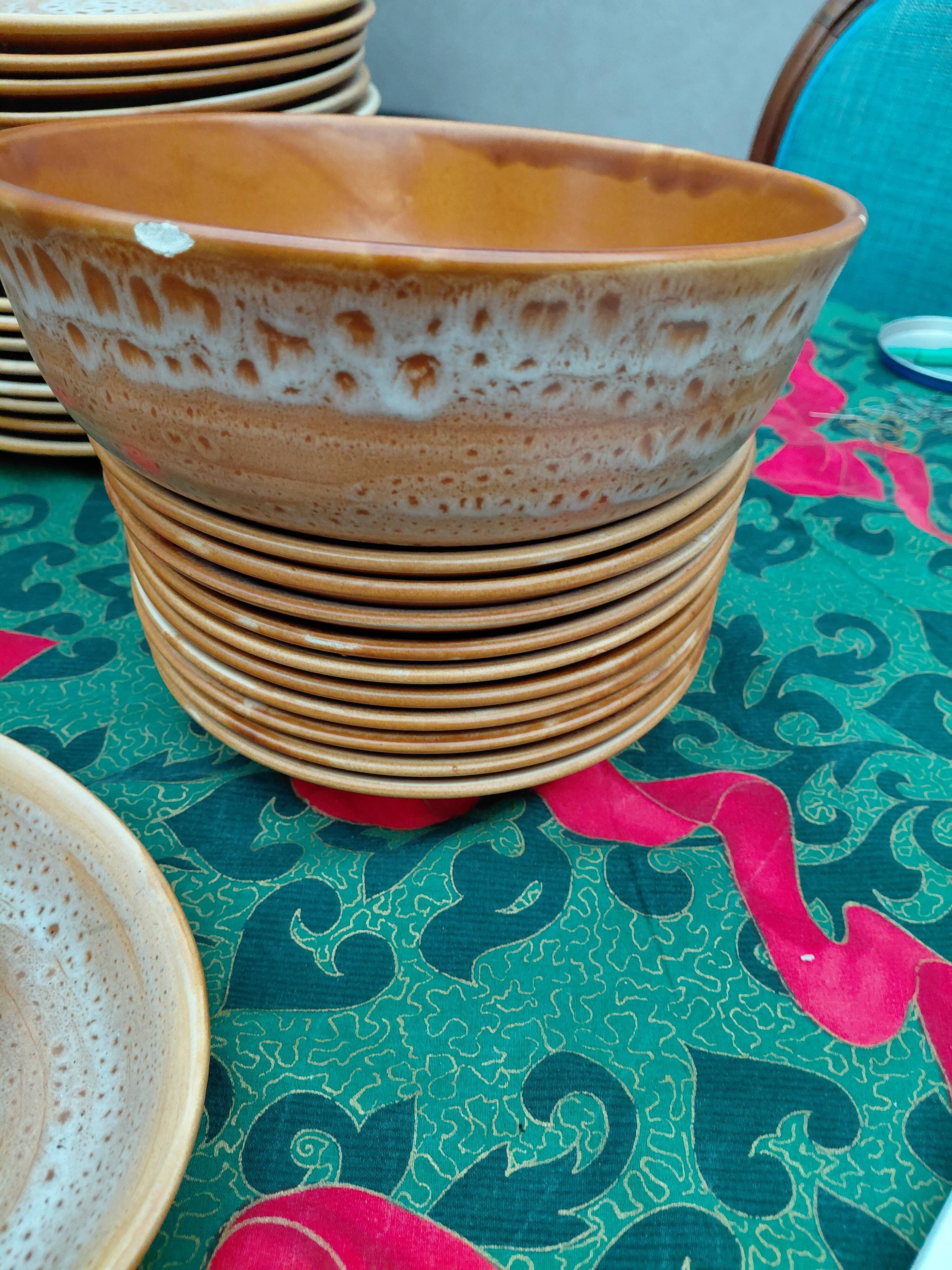 Niderviller stoneware table service