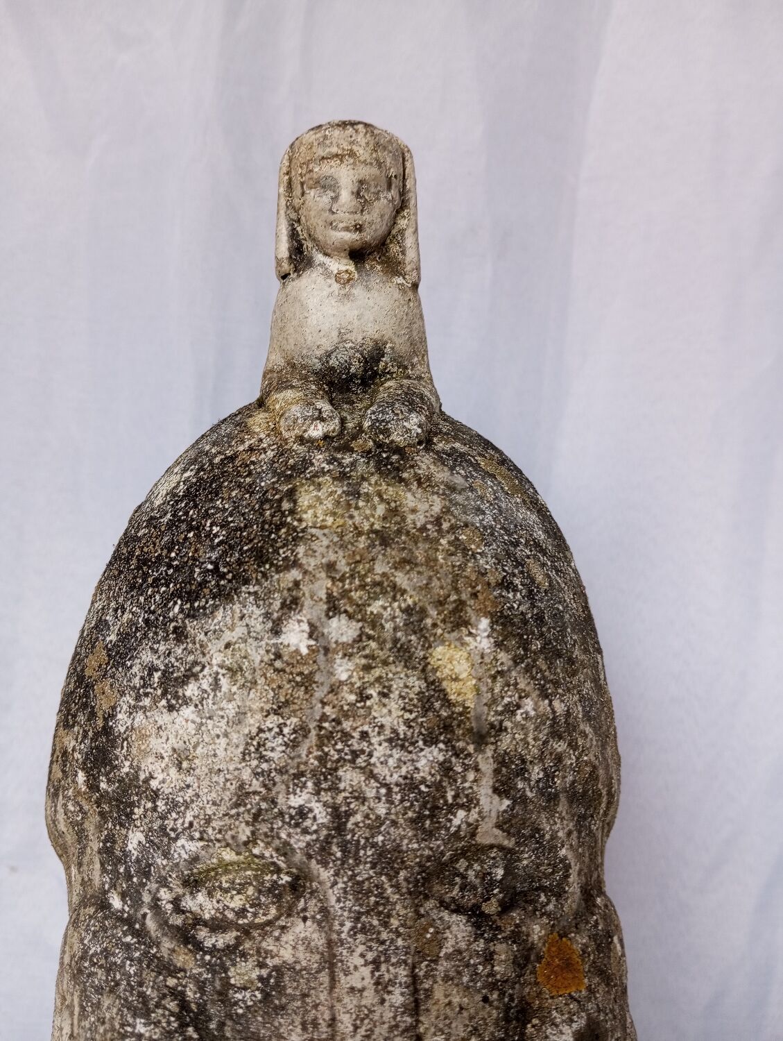 Bust of Minerva in reconstituted stone