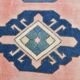 3x10 Pink & Blue Oushak Runner Rug 80x325Cm SK 22171