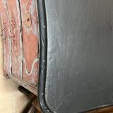Patinated pink chest of drawers