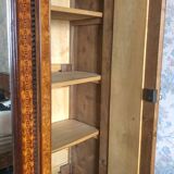 Unique model craftsman's cabinet, cabinetmaker's cabinet, 3-door cabinet, French marquetry furniture