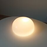 Vintage opaline dome ceiling light from the 60s