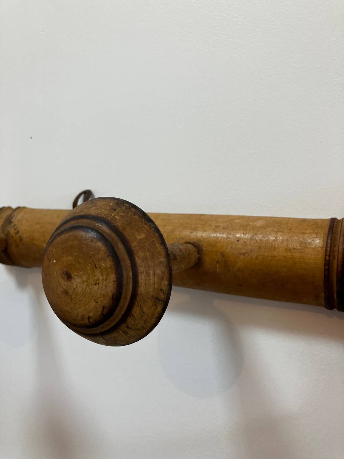 Large wooden coat rack
