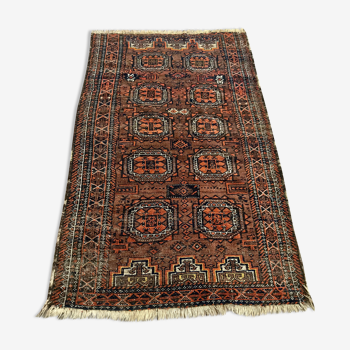 Ancient Iranian wool carpet 150x82cm