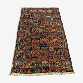 Tapis iranien ancien en laine 150x82cm