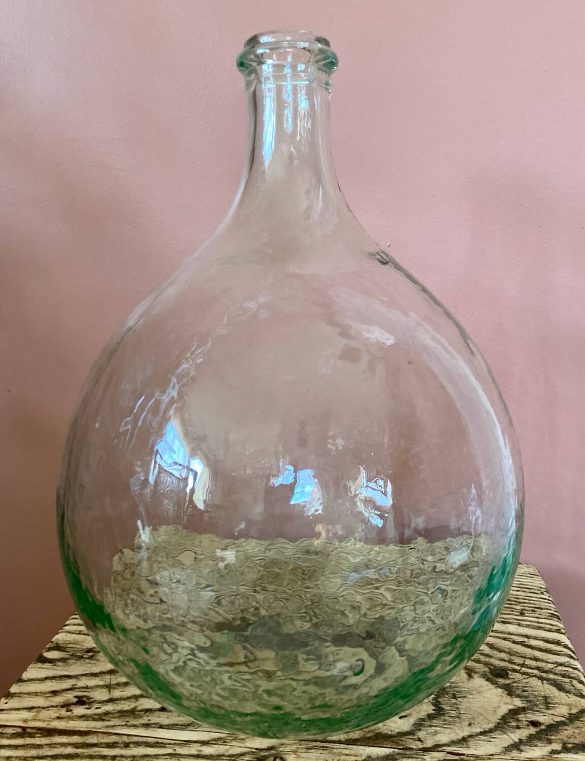 Transparent 5L demijohn