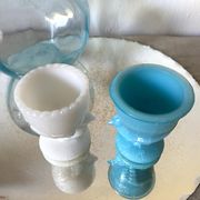 Old chicken hoops in opaline