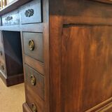 Old desk leather top