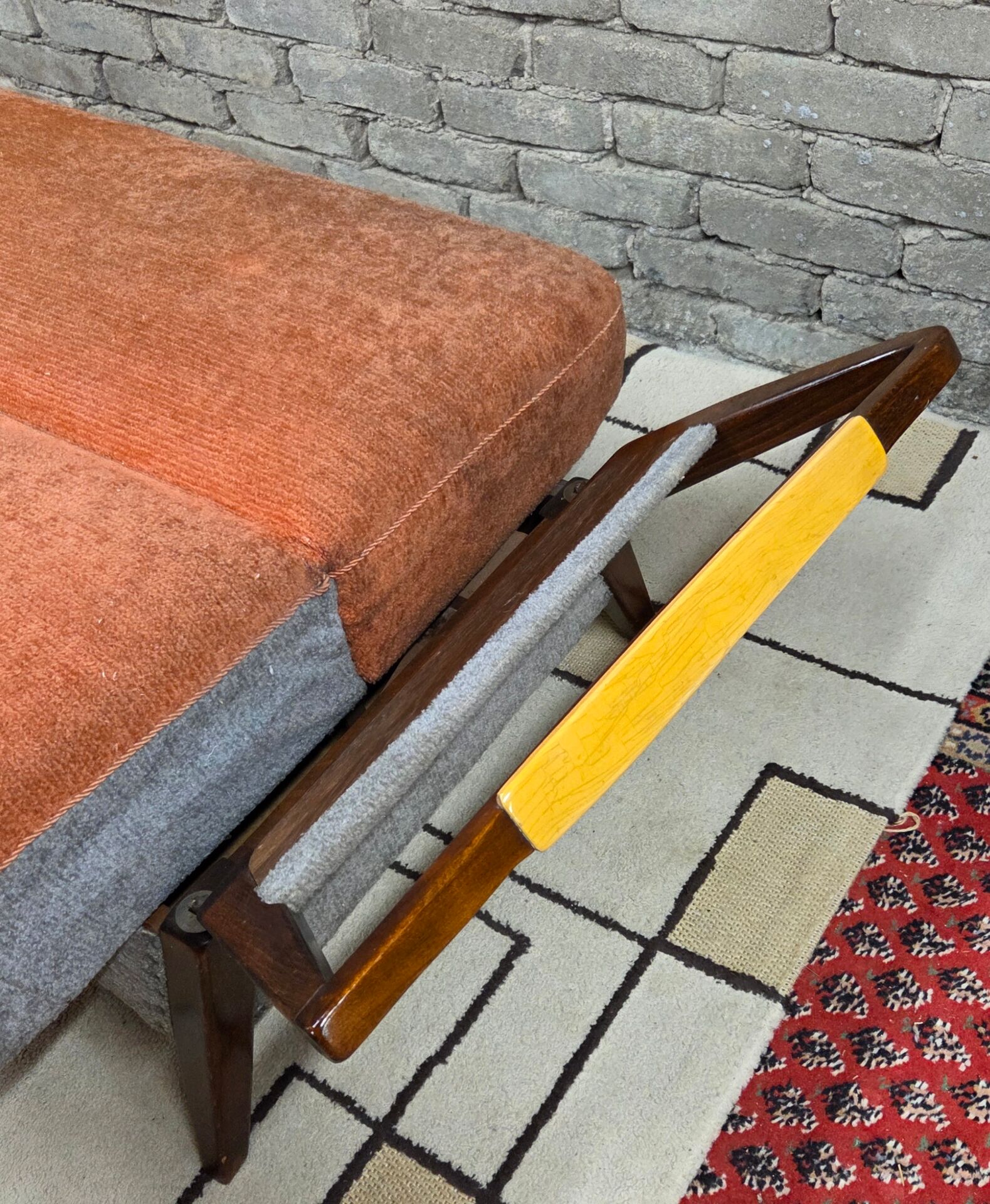 Scandinavian convertible sofa, 1960s-70s