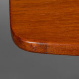 Danish design freestanding teak desk, 1960s