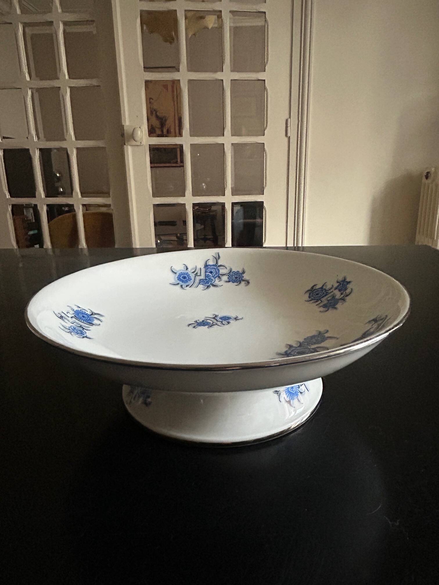 two Art Deco porcelain dishes F. Legrand & Cie