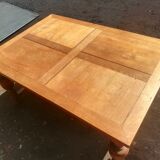 Solid oak dining table