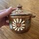 Small Alsatian pot in glazed ceramic