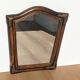 Miroir- Vintage 49x43 cm - Bambou, Rotin - Bois patiné 1970