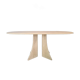 Vintage travertine dining table