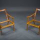 Model 563 Chairs by Fredrik Kayser for Vatne Lenestolfabrikk, Norway, 1960s, Set of 2