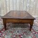 Coffee table – French classic style – Cherry, oak, marble
