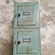 Industrial cabinet locker cabinet Oostwoud vintage blue