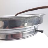 Former bistro ceiling lamp - Half-spherical globe in white opaline - 1950