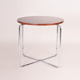 Brown Bauhaus Table made in 1930s Czechia