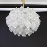 Glass Tulipan chandelier by Kalmar, Austria, 1960s