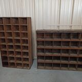 Duo of trade furniture sorting of the post shelf storage